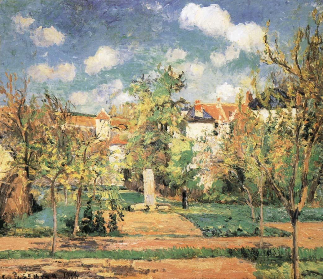 Camille Pissarro Pang plans under the sun Schwarz